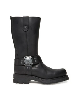 NEW ROCK Kozaki M-7610-S1 Czarny