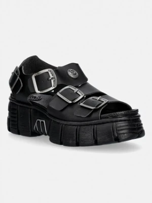 New Rock sandały VEGAN NEGRO GRUESO, TOWER CASCO NEGRO LAT