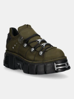 New Rock sneakersy nubukowe męskie kolor zielony M-120N-C61