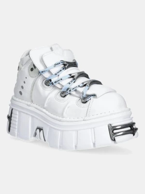 New Rock sneakersy skórzane damskie kolor biały M-106-C187