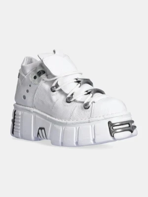 New Rock sneakersy skórzane Napa Blanca + Tower Blanco Acero