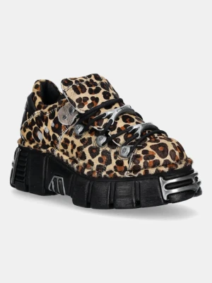 New Rock sneakersy zamszowe damskie kolor beżowy M-120N-C71