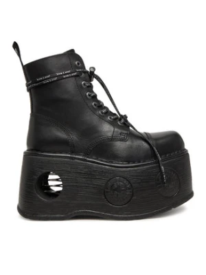 NEW ROCK Trzewiki M-MILI083CCT-C18 Czarny