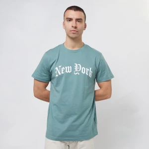 New York Wording Tee, markiMister Tee, T-Shirty i Polo, w kolorze niebieski, rozmiar: