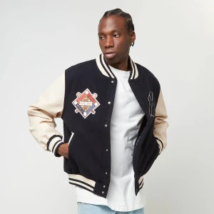 New Era York Yankees MLB Patch Navy Varsity Jacket mężczyźni Kurtki preppy niebieski rozmiar Odzież