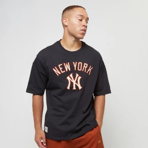 New York Yankees MLB Rib Infill Oversized T-Shirt, markiNew Era, T-Shirty i Polo, w kolorze niebieski, rozmiar: