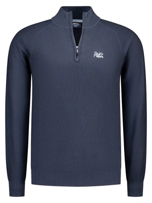 NEW ZEALAND AUCKLAND Sweter w kolorze granatowym rozmiar: L