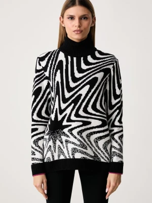 Newland sweter damski z wełną Glauce czarny