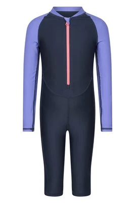 Newquay — dziecięca koszulka do pływania z długim rękawem - Purple Mountain Warehouse