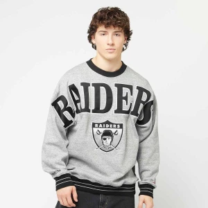 NFL Oakland Raiders NFL FL FLD Satin Fleece Crew Mitchell & Ness szary