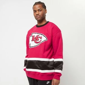 NFL Satin Insert Fleece Crew Kansas City Chiefs, markiMitchell & Ness, Bluzy, w kolorze czerwony, rozmiar: