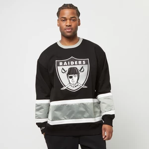 NFL Satin Insert Fleece Crew Oakland Raiders, marki Mitchell & NessApparel, w kolorze Czarny, rozmiar