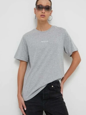 Zdjęcie produktu Nicce t-shirt damski kolor szary