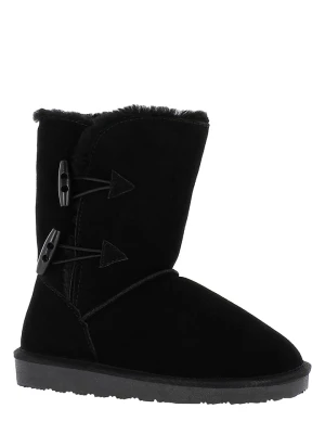 NICEBAY Skórzane botki zimowe "Branch" w kolorze czarnym rozmiar: 37