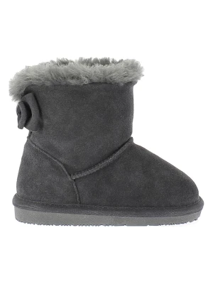 NICEBAY Skórzane botki zimowe "Elwha" w kolorze szarym rozmiar: 24