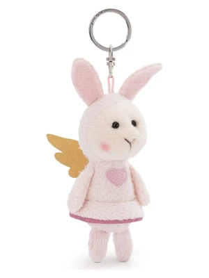 NICI Brelok "Guardian Angel Rabbit" w kolorze jasnoróżowym do kluczy - wys. 10 cm rozmiar: onesize