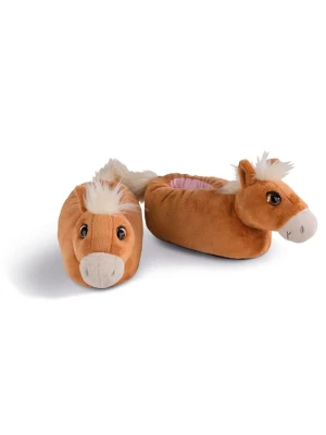 NICI Slippersy "Haflinger Leotie" w kolorze jasnobrązowym rozmiar: 34-37