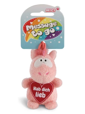NICI Zawieszka "Unicorn - Merry" - dł. 8 cm - 3+ rozmiar: onesize różowy