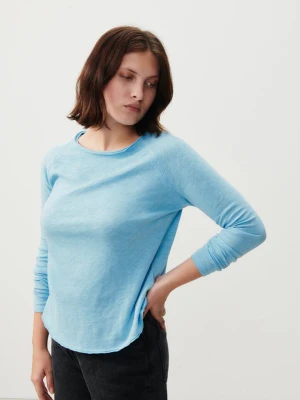 NIEBIESKA BAWEŁNIANA BLUZKA AMERICAN VINTAGE