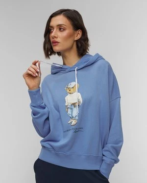 Niebieska Bluza Z Kapturem Damska Polo Ralph Lauren Island