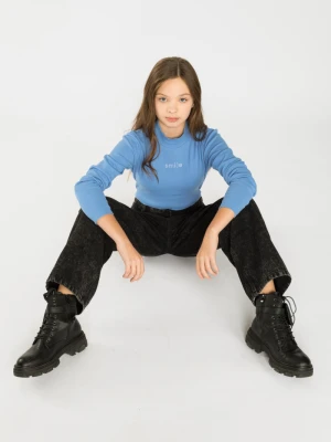 Niebieska bluzka z długim rękawem dla dziewczyny SMILE Reporter