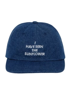Niebieska Czapka z Logo Sunflower