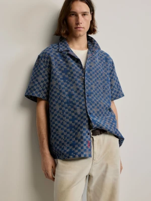 Niebieska koszula w kratę Desigual