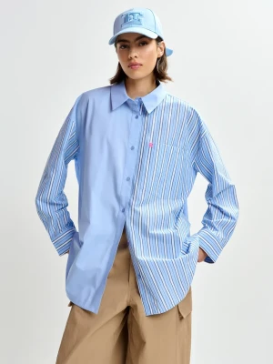 NIEBIESKA KOSZULA W PASKI ESSENTIEL ANTWERP