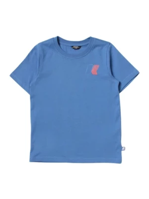 Niebieska koszulka Avion dla dzieci K-Way