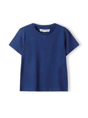 Niebieska koszulka bawełniana dla chłopca Minoti