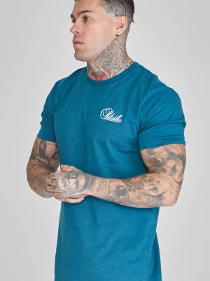 Niebieska koszulka męska relaxed fit SikSilk