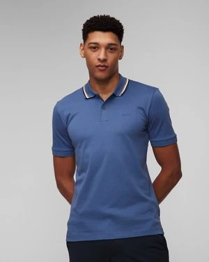 Niebieska koszulka polo męska Hugo Boss Penrose