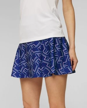 Niebieska spódniczka sportowa damska J.Lindeberg Jane Print J Lindeberg