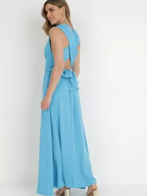 Niebieska Sukienka Agarano