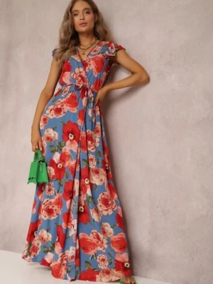 Niebieska Sukienka Althaleia rosa