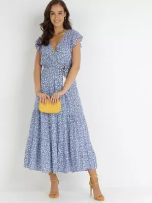 Niebieska Sukienka Cadulenn rosa