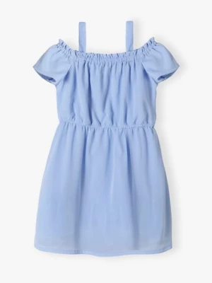 Niebieska sukienka hiszpanka dla dziewczynki Max & Mia by 5.10.15.