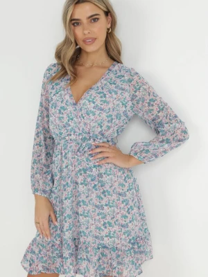 Niebieska Sukienka Iphaia R&f Fashion