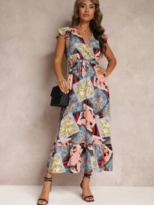 Niebieska Sukienka Posius j&x