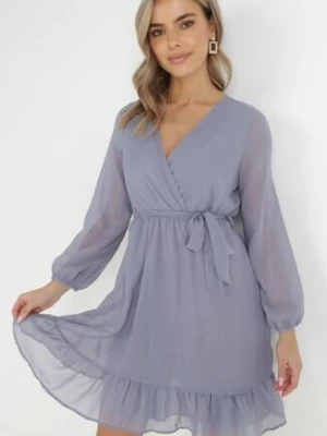 Niebieska Sukienka Pronestra rosa