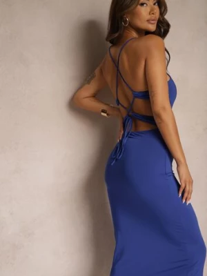 Granatowa Sukienka Sadoul by swan