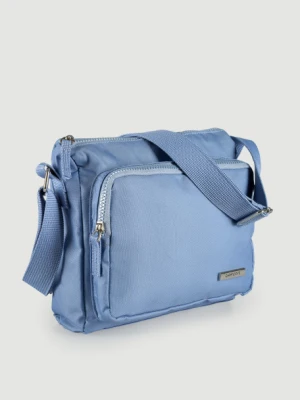 Niebieska torebka tkaninowa na ramię Greenpoint