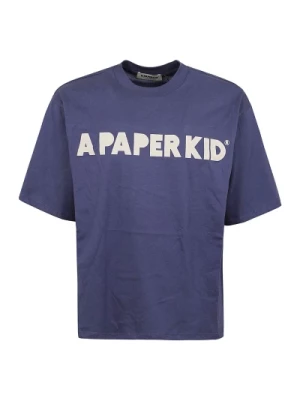 Niebieska Unisex Koszulka A Paper Kid