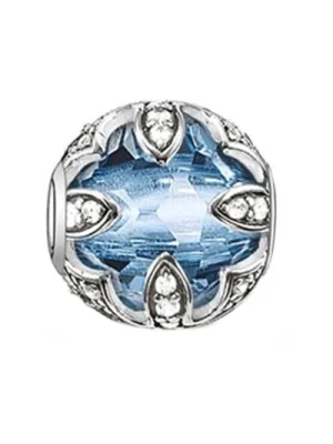 Niebieski Bead Charm Wisiorek Lotos Thomas Sabo