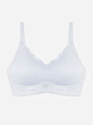 Niebieski Bezszwowy Biustonosz z Usztywnieniem Bez Fiszbin Zeritha