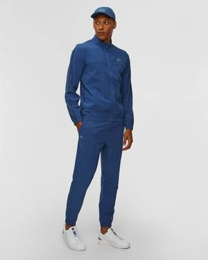 Niebieski Komplet Dresowy Męski Lacoste X Novak Djokovic