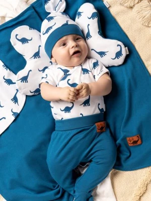 Niebieski półśpioch bawełniany dla niemowlaka Nicol