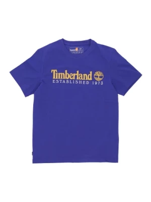 Niebieski Streetwear Tee Timberland