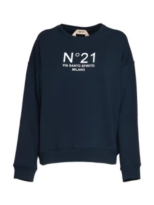 Niebieski Sweter Damski Aw23 N21