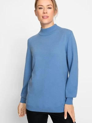 Niebieski sweter damski Eva -Classy Sport Olsen